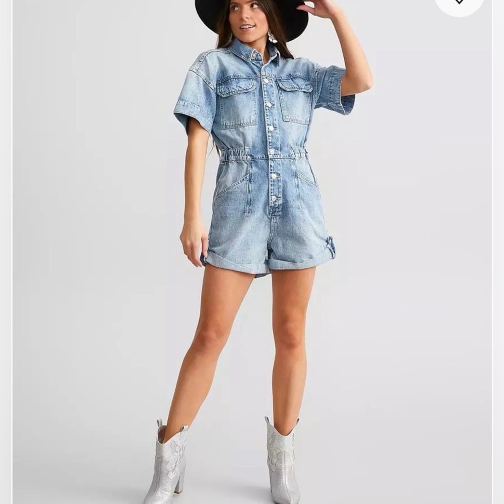 We The Free Marci Cuffed Shortalls